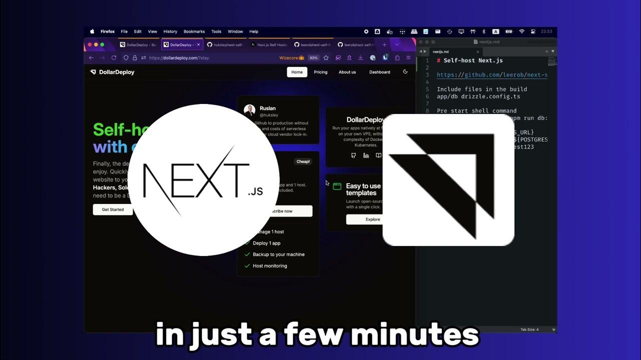 Self-hosting Next.js with Dollar Deploy